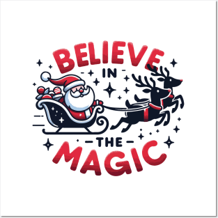 Believe in the magic of Christmas Posters and Art